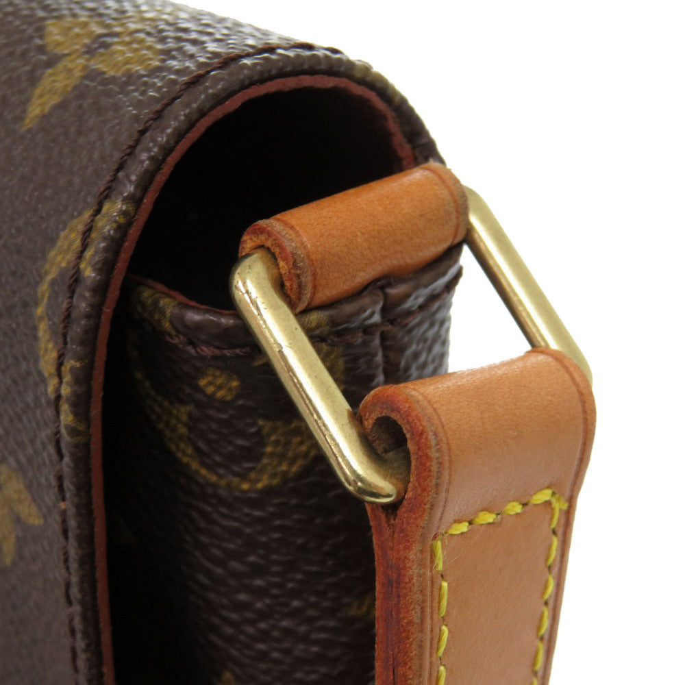 LOUIS VUITTON Shoulder Bag M51257 Monogram canvas Brown Monogram Musette Tango Short Strap Women Used Authentic