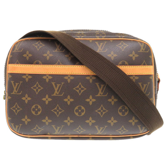 LOUIS VUITTON Shoulder Bag M45254 Monogram canvas Brown Monogram Reporter PM Women(Unisex) Used Authentic