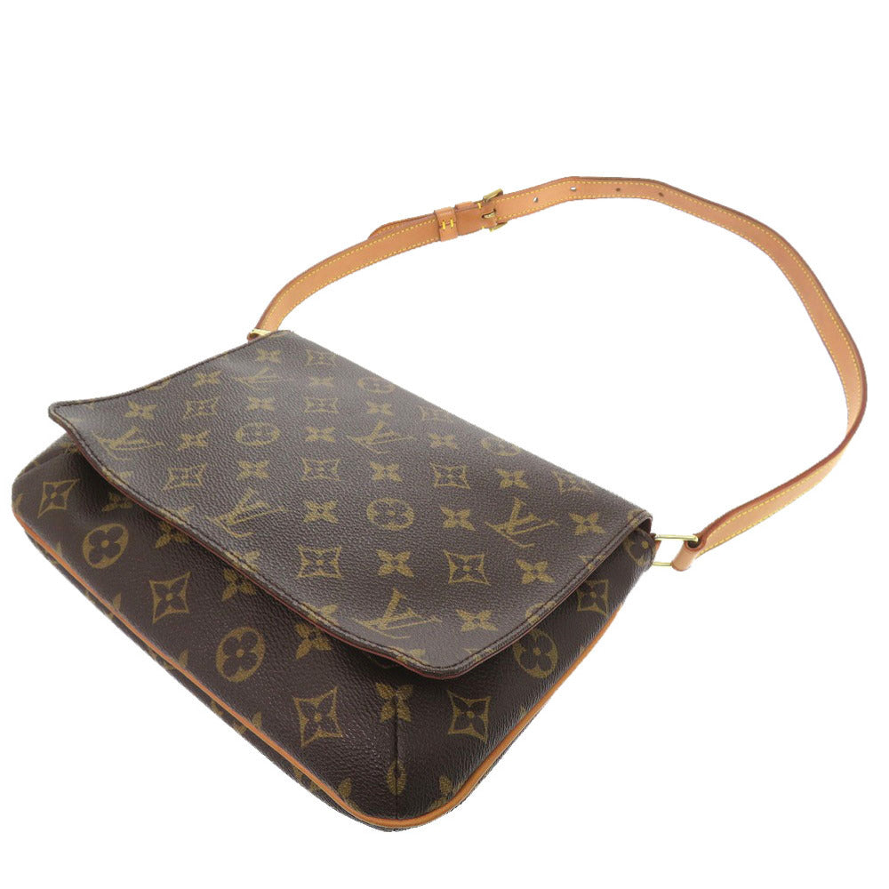 LOUIS VUITTON Shoulder Bag M51257 Monogram canvas Brown Monogram Musette Tango Short Strap Women Used Authentic