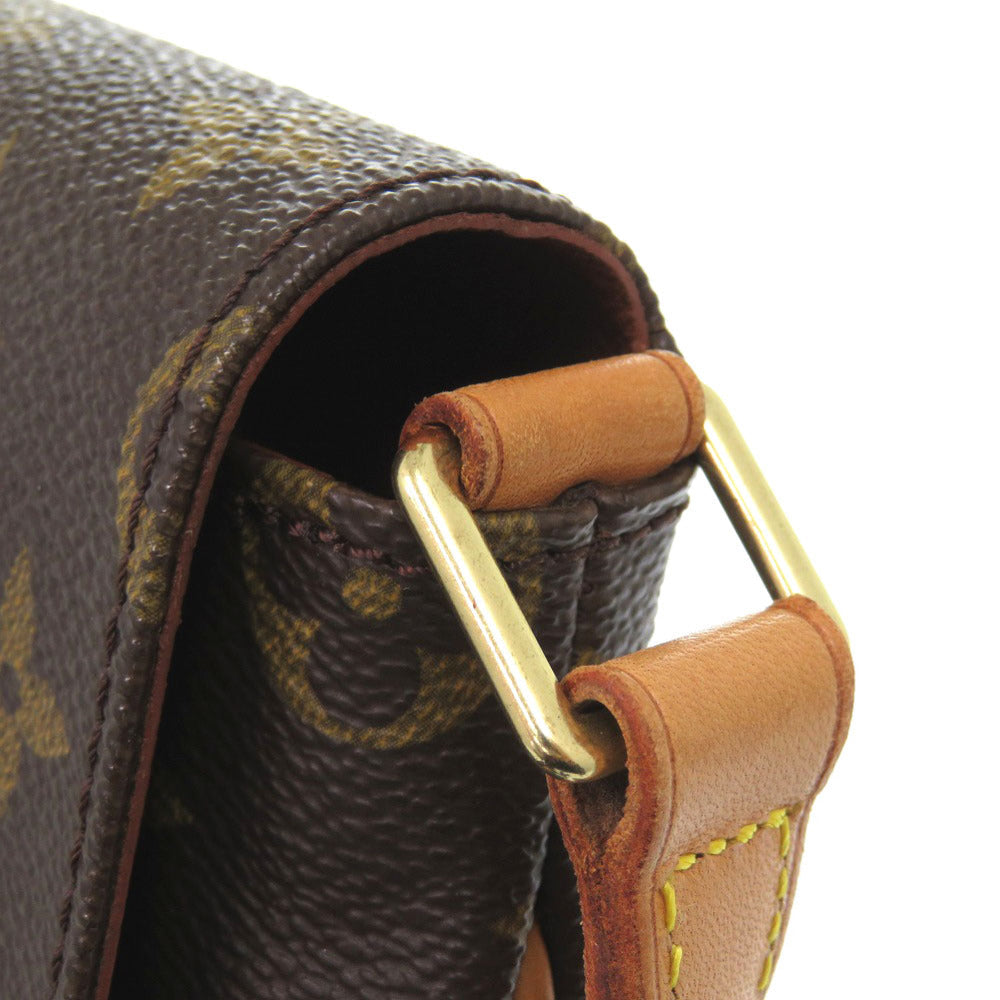 LOUIS VUITTON Shoulder Bag M51257 Monogram canvas Brown Monogram Musette Tango Short Strap Women Used Authentic