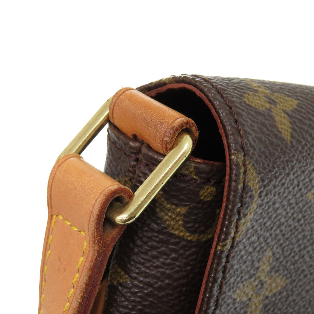 LOUIS VUITTON Shoulder Bag M51257 Monogram canvas Brown Monogram Musette Tango Short Strap Women Used Authentic