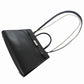 GIVENCHY Handbag leather black 1952 Top Handle Bag Women Used Authentic