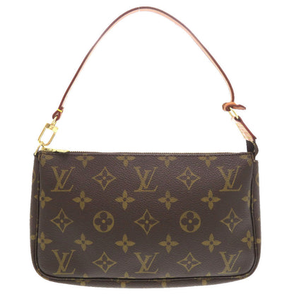 LOUIS VUITTON Pouch M51980 Monogram canvas Brown Monogram Pochette Accessories Women Used Authentic