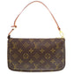 LOUIS VUITTON Pouch M51980 Monogram canvas Brown Monogram Pochette Accessories Women Used Authentic
