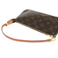 LOUIS VUITTON Pouch M51980 Monogram canvas Brown Monogram Pochette Accessories Women Used Authentic
