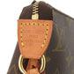 LOUIS VUITTON Pouch M51980 Monogram canvas Brown Monogram Pochette Accessories Women Used Authentic