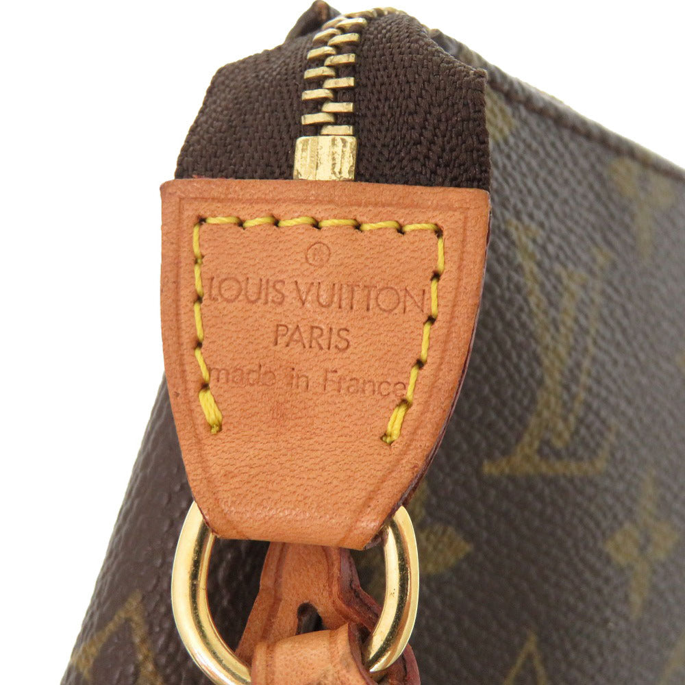 LOUIS VUITTON Pouch M51980 Monogram canvas Brown Monogram Pochette Accessories Women Used Authentic