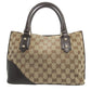 GUCCI Handbag 137475 GG canvas, leather beige Sherry Women(Unisex) Used Authentic