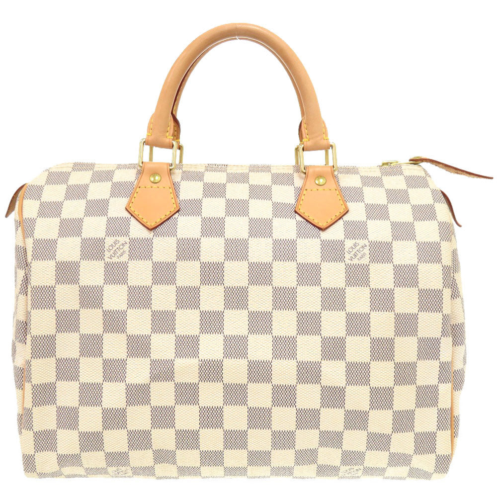 LOUIS VUITTON Handbag N41533 Damier Azur Canvas white Damier Azur Speedy 30 Women Used Authentic