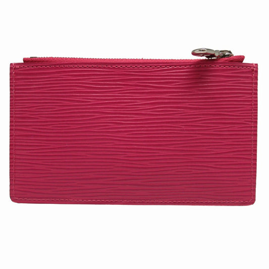 LOUIS VUITTON Coin case M60788 Epi Leather pink Epi Pochette Cle Tribal Mask unisex(Unisex) Used Authentic