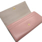 FENDI Long Wallet Purse 8M0251 leather pink Two fold By the way Women Used Authentic
