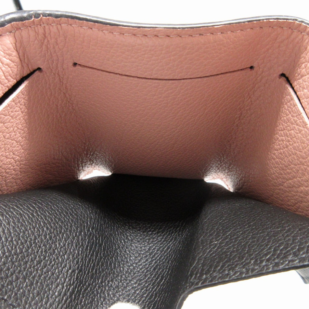 LOUIS VUITTON Tri-fold wallet M63978 leather pink Compact wallet Portefeuille Rock Mini Women Used Authentic