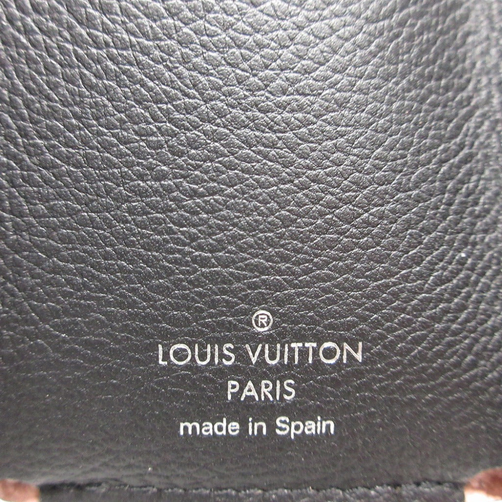 LOUIS VUITTON Tri-fold wallet M63978 leather pink Compact wallet Portefeuille Rock Mini Women Used Authentic