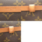 LOUIS VUITTON Waist bag M51855 Monogram canvas Brown Monogram Florentine XS Pochette Women XS Used Authentic