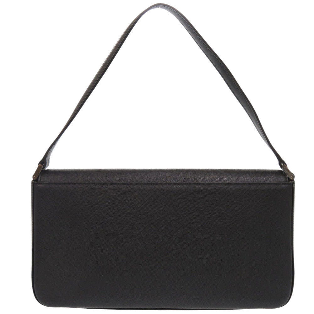 BURBERRY Shoulder Bag leather black With logo Nova Check