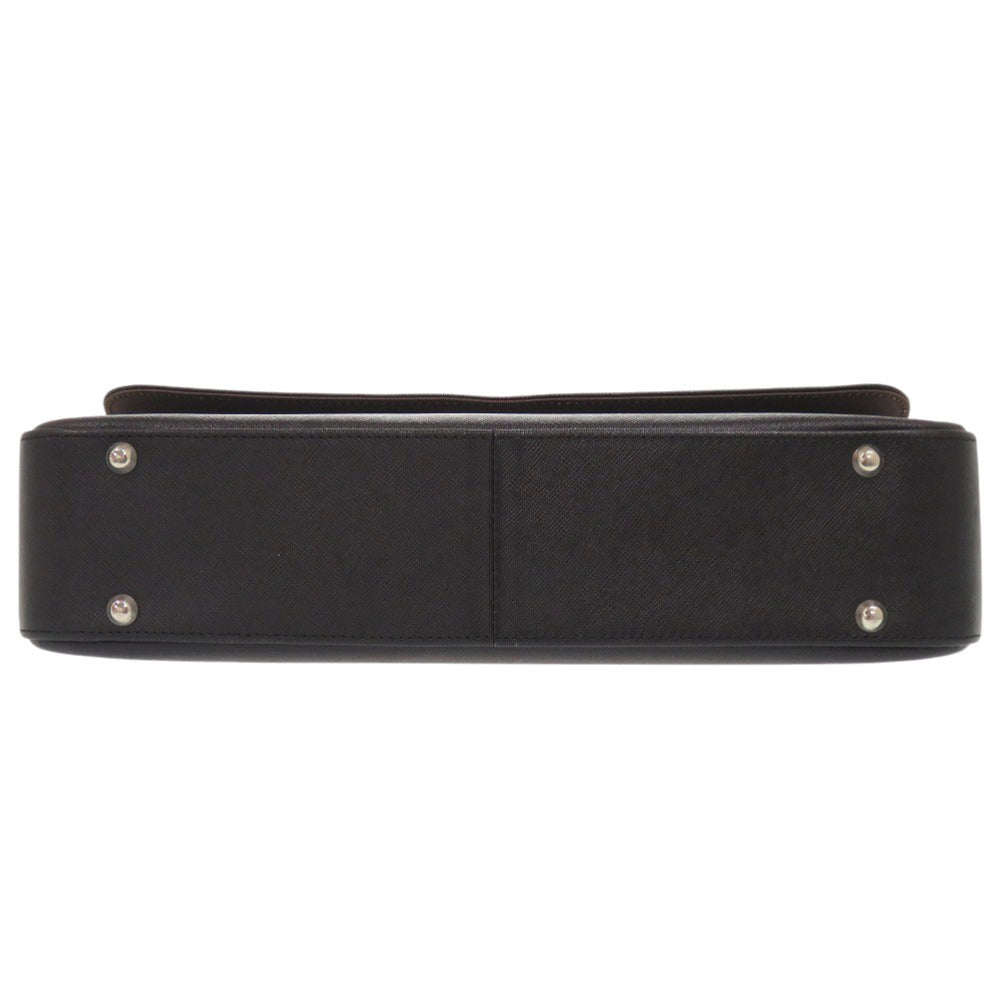BURBERRY Shoulder Bag leather black With logo Nova Check