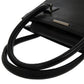 BURBERRY Handbag leather black Nova Check Women Used Authentic