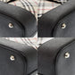 BURBERRY Handbag leather beige Nova Check Women Used Authentic