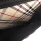 BURBERRY Handbag leather beige Nova Check Women Used Authentic
