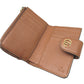 GUCCI Bifold Wallet 739498 leather Brown Bamboo Medium Wallet Double G Women Used Authentic