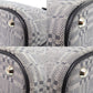 BURBERRY Handbag Canvas, Leather gray Women Used Authentic