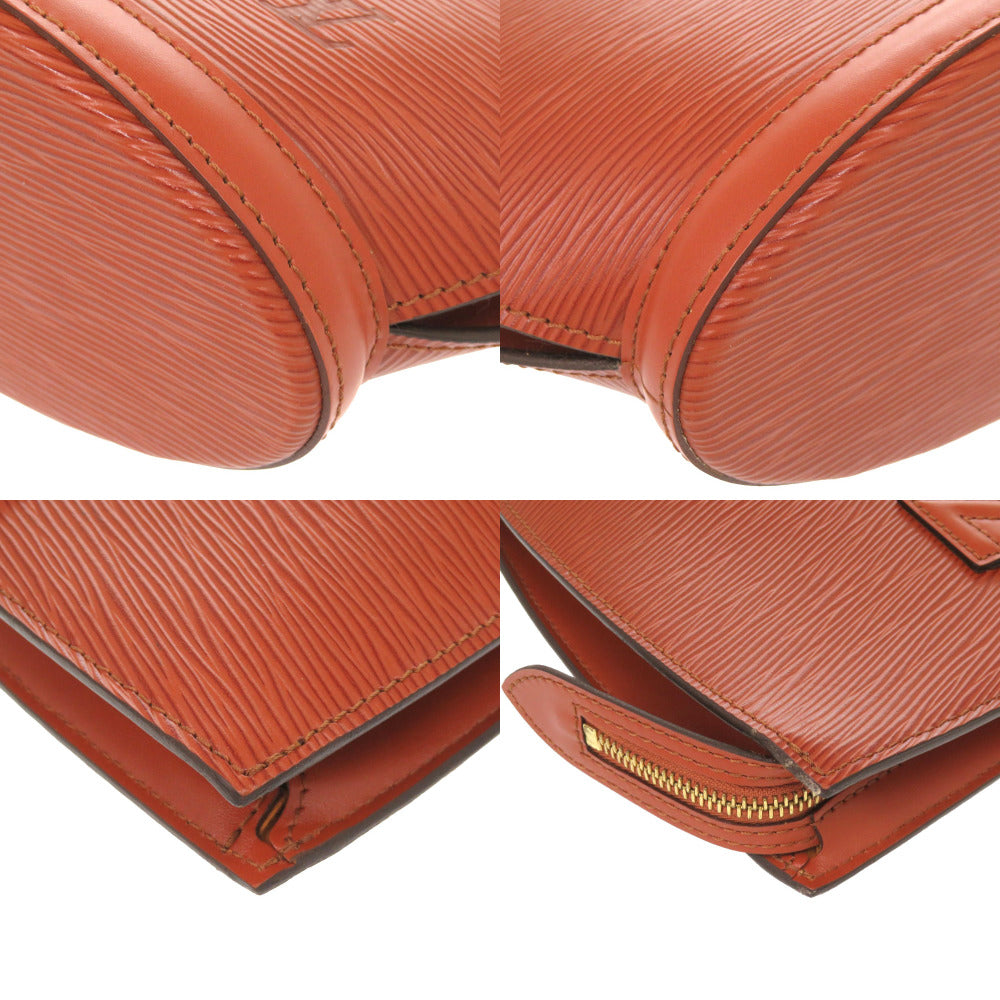 LOUIS VUITTON Handbag M52273 Epi Leather Kenya Brown Epi Sunjack PM Women Used Authentic