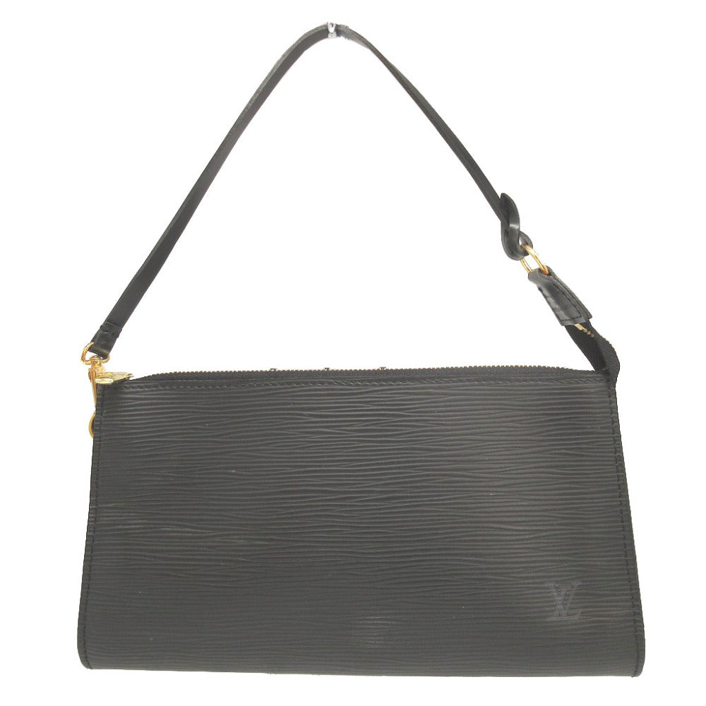 LOUIS VUITTON Pouch M52942 Epi Leather Noir Epi Pochette Accessoires unisex(Unisex) Used Authentic