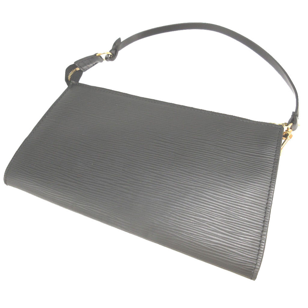LOUIS VUITTON Pouch M52942 Epi Leather Noir Epi Pochette Accessoires unisex(Unisex) Used Authentic