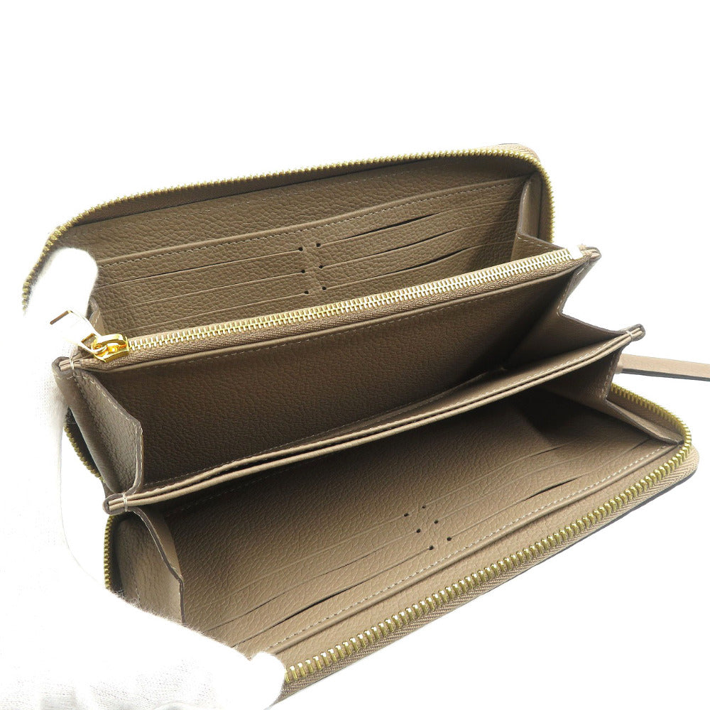 LOUIS VUITTON Long Wallet Purse M69034 Monogram Ann Platt gray Ann Platt Zippy wallet Women Used Authentic