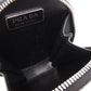 PRADA Coin case 1TL431 leather Metallic Silver Mini Pouch Multi-Case Triangle logo plate Women(Unisex) Used Authentic