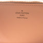 LOUIS VUITTON Long Wallet Purse M68582 leather Blue Marine L-shaped fastener Portefeuille comet unisex(Unisex) Used Authentic