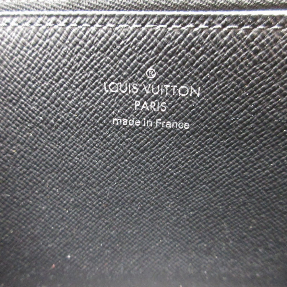 LOUIS VUITTON Long Wallet Purse M61857 Epi Leather Noir Zip Around Epi Zippy wallet Women(Unisex) Used Authentic