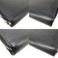 LOUIS VUITTON Long Wallet Purse M61857 Epi Leather Noir Zip Around Epi Zippy wallet Women(Unisex) Used Authentic