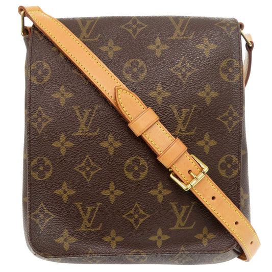 LOUIS VUITTON Shoulder Bag M51257 Monogram canvas Brown Monogram Musette Salsa short strap Women Used Authentic