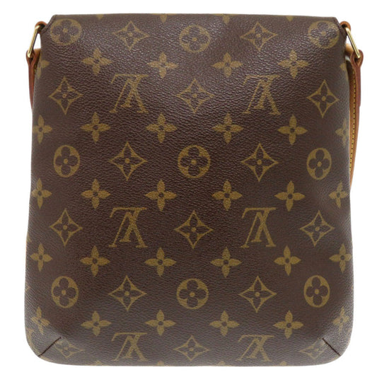 LOUIS VUITTON Shoulder Bag M51257 Monogram canvas Brown Monogram Musette Salsa short strap Women Used Authentic