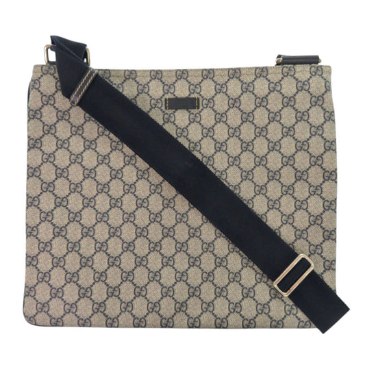 GUCCI Shoulder Bag 201446 GG Supreme Navy