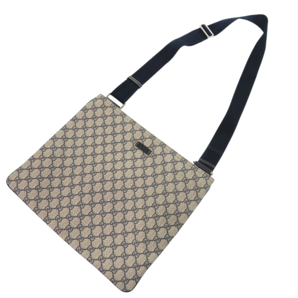 GUCCI Shoulder Bag 201446 GG Supreme Navy