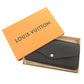 LOUIS VUITTON Long Wallet Purse M61182 Monogram Ann Platt black Monogram Ann Platt Portefeuille Sarah Women Used Authentic