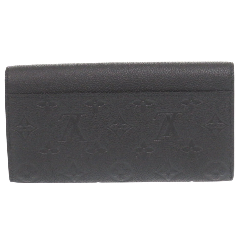 LOUIS VUITTON Long Wallet Purse M61182 Monogram Ann Platt black Monogram Ann Platt Portefeuille Sarah Women Used Authentic