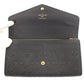 LOUIS VUITTON Long Wallet Purse M61182 Monogram Ann Platt black Monogram Ann Platt Portefeuille Sarah Women Used Authentic
