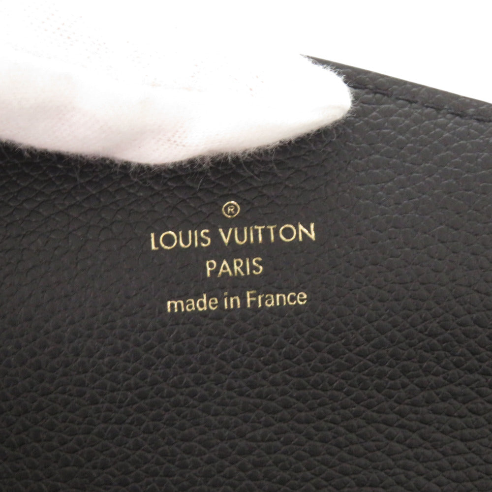 LOUIS VUITTON Long Wallet Purse M61182 Monogram Ann Platt black Monogram Ann Platt Portefeuille Sarah Women Used Authentic