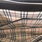 BURBERRY Handbag leather black Nova Check Women Used Authentic