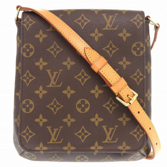 LOUIS VUITTON Shoulder Bag M51258 Monogram canvas Brown Monogram Musette Salsa short strap Women Used Authentic
