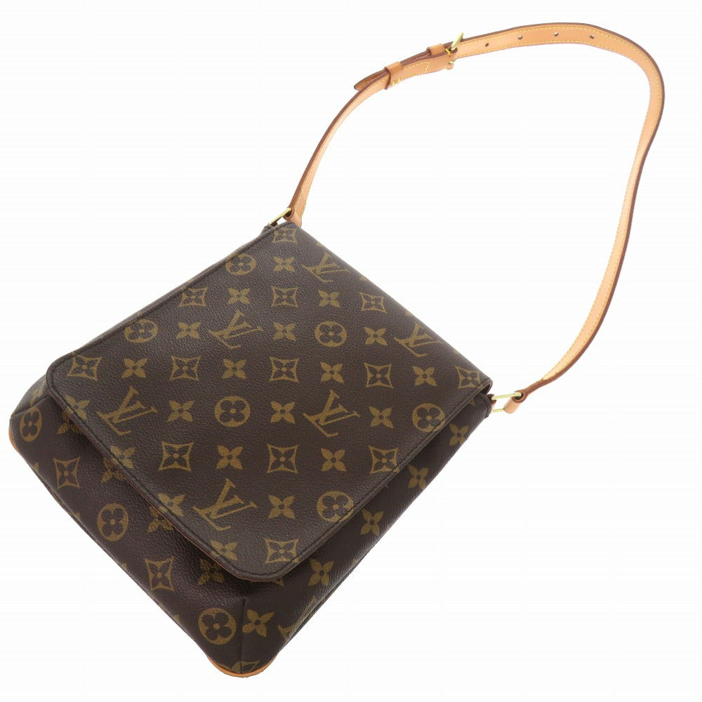 LOUIS VUITTON Shoulder Bag M51258 Monogram canvas Brown Monogram Musette Salsa short strap Women Used Authentic