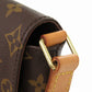LOUIS VUITTON Shoulder Bag M51258 Monogram canvas Brown Monogram Musette Salsa short strap Women Used Authentic
