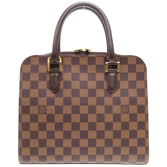 LOUIS VUITTON Handbag N51155 Damier canvas Brown Damier Triana Women Used Authentic