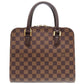 LOUIS VUITTON Handbag N51155 Damier canvas Brown Damier Triana Women Used Authentic