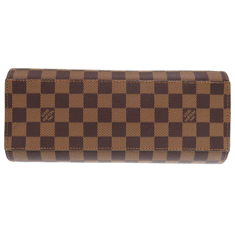 LOUIS VUITTON Handbag N51155 Damier canvas Brown Damier Triana Women Used Authentic