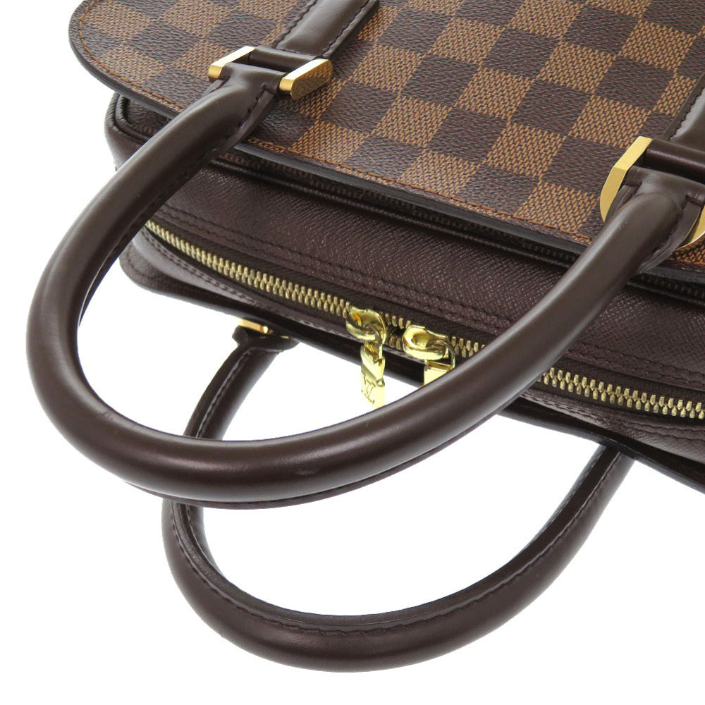 LOUIS VUITTON Handbag N51155 Damier canvas Brown Damier Triana Women Used Authentic