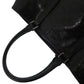 GUCCI Tote Bag 223668 PVC black GG implementation mens Used Authentic